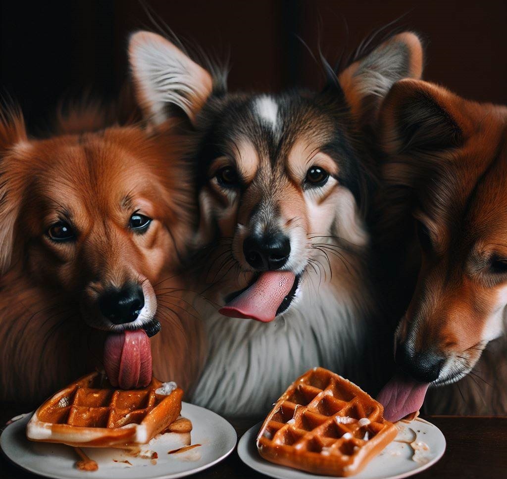 Can dogs eat waffles with syrup