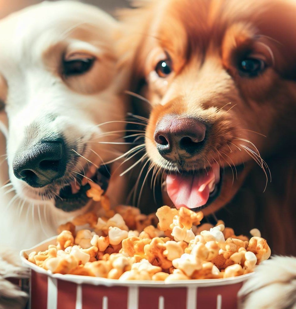 Will caramel popcorn hurt a dog