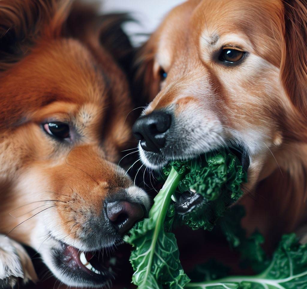 Can dogs eat kale leaves