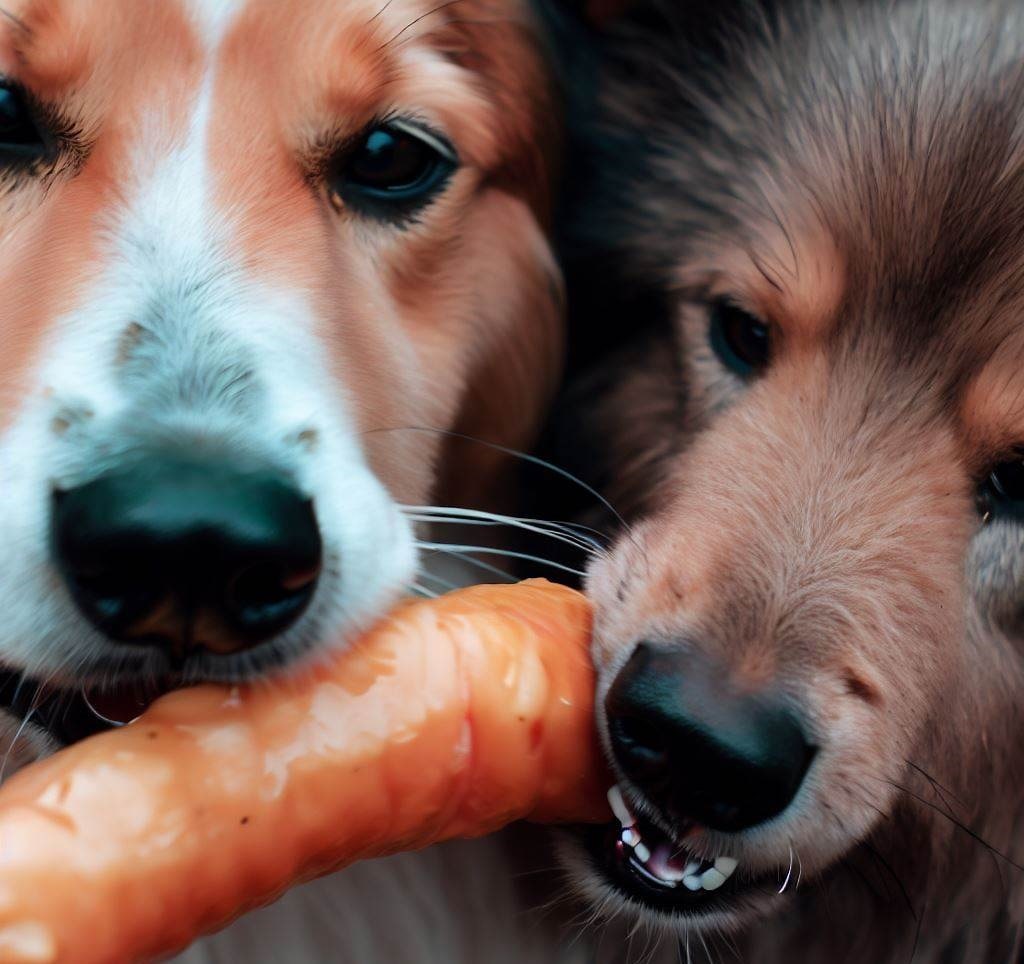 Can dogs eat raw sausage