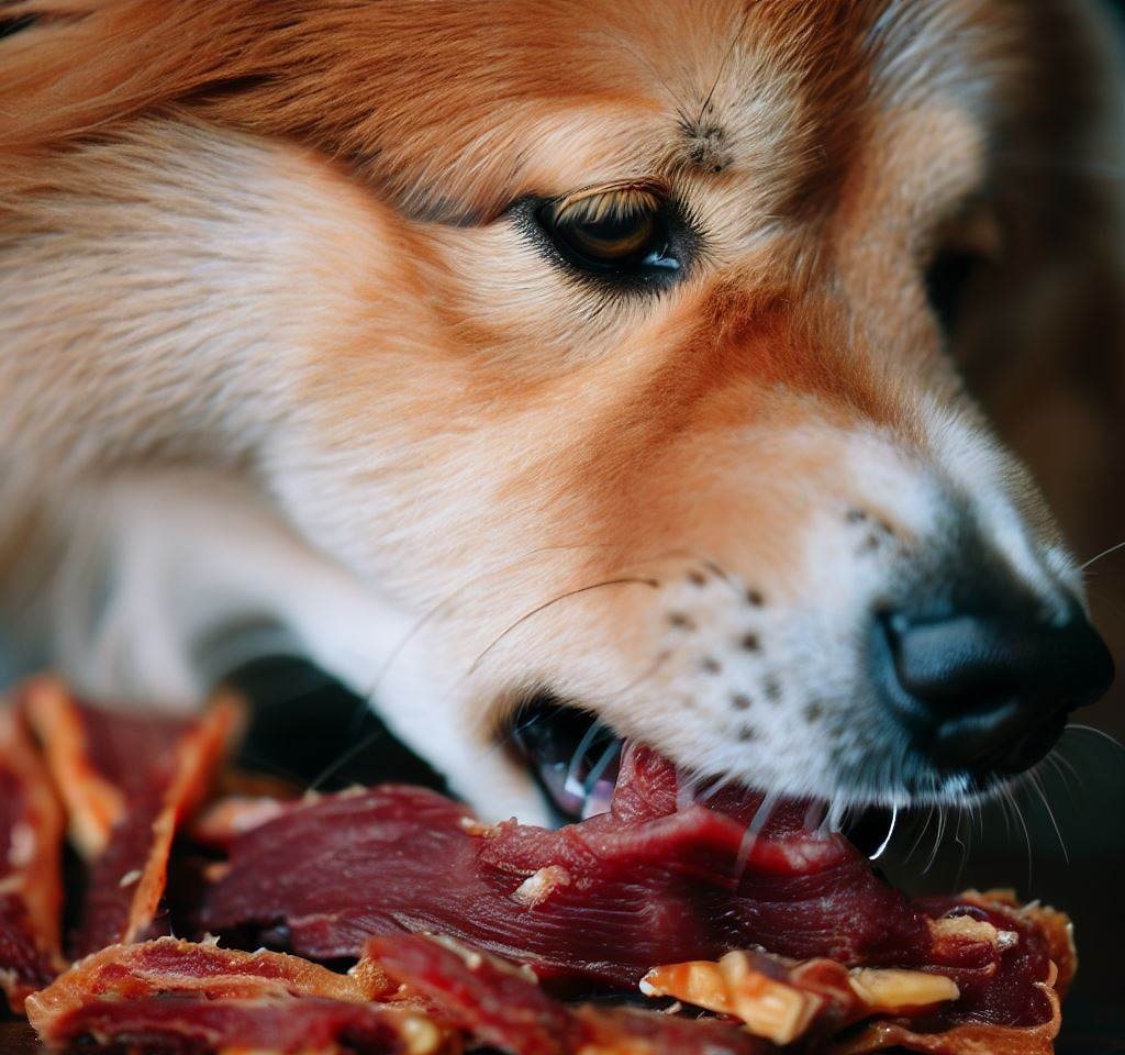 Can puppies eat beef jerky