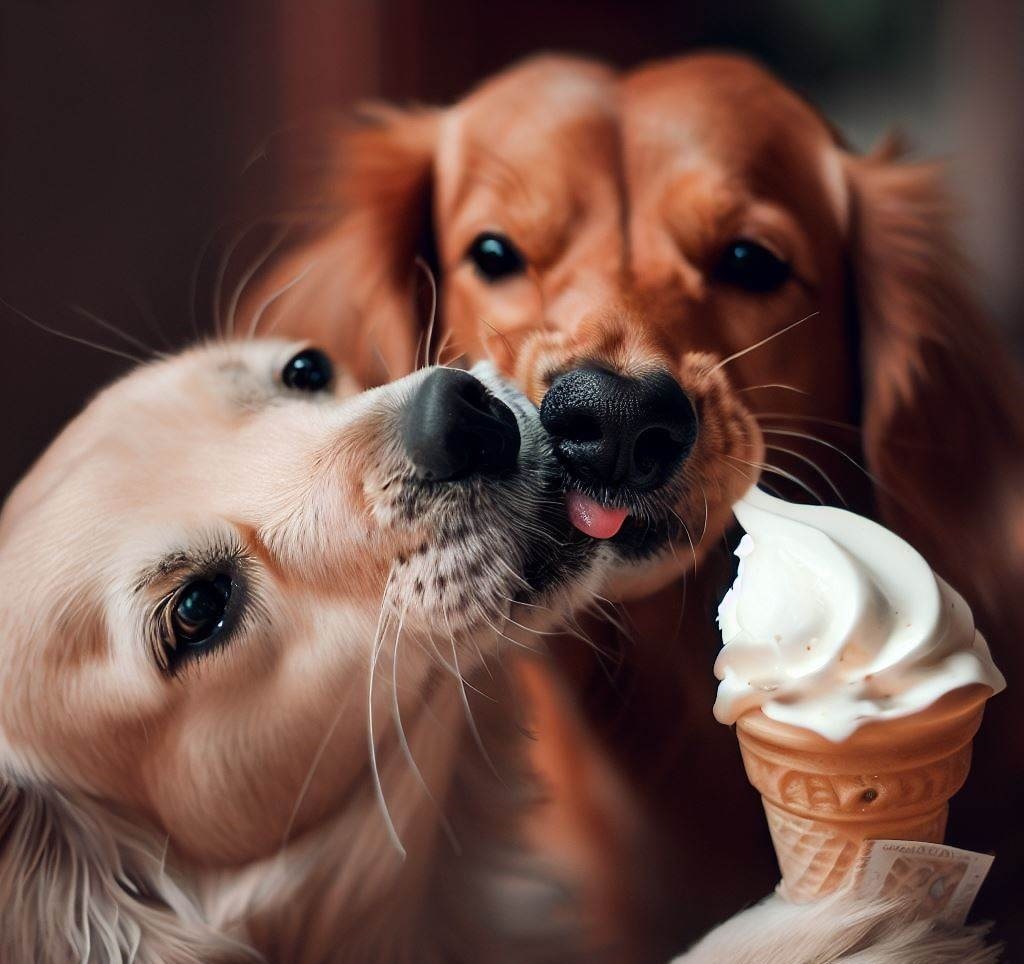 Can puppies eat vanilla ice cream