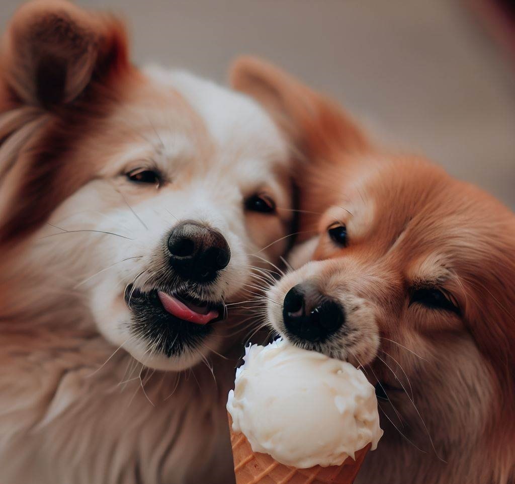 Is vanilla ice cream safe for dogs